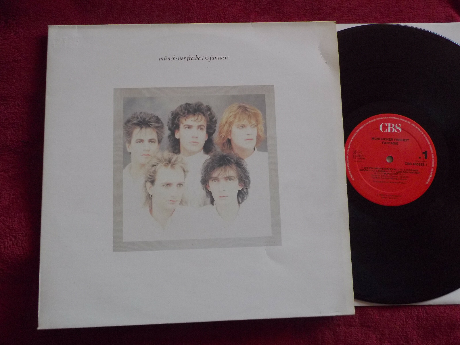 Münchener Freiheit – Fantasie (LP, CBS Records, 1988)