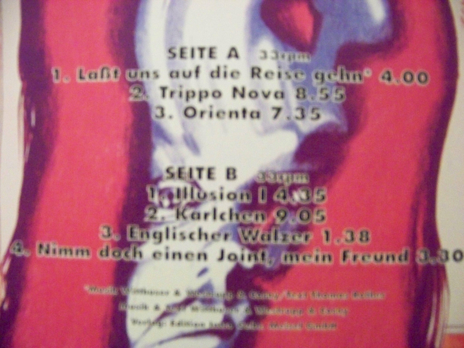 Witthüser + Westrupp – Trips + Träume | LP, Bild 2