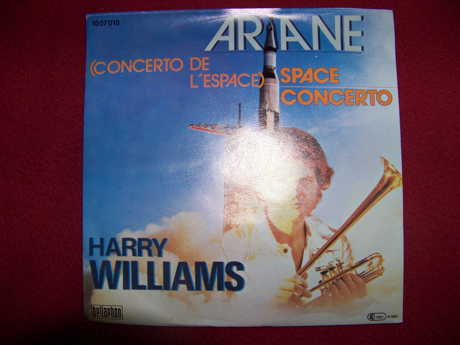 Harry Williams – Space Concerto / Ariane | Bellaphon 1007010, Deutschland 1979, Bild 2