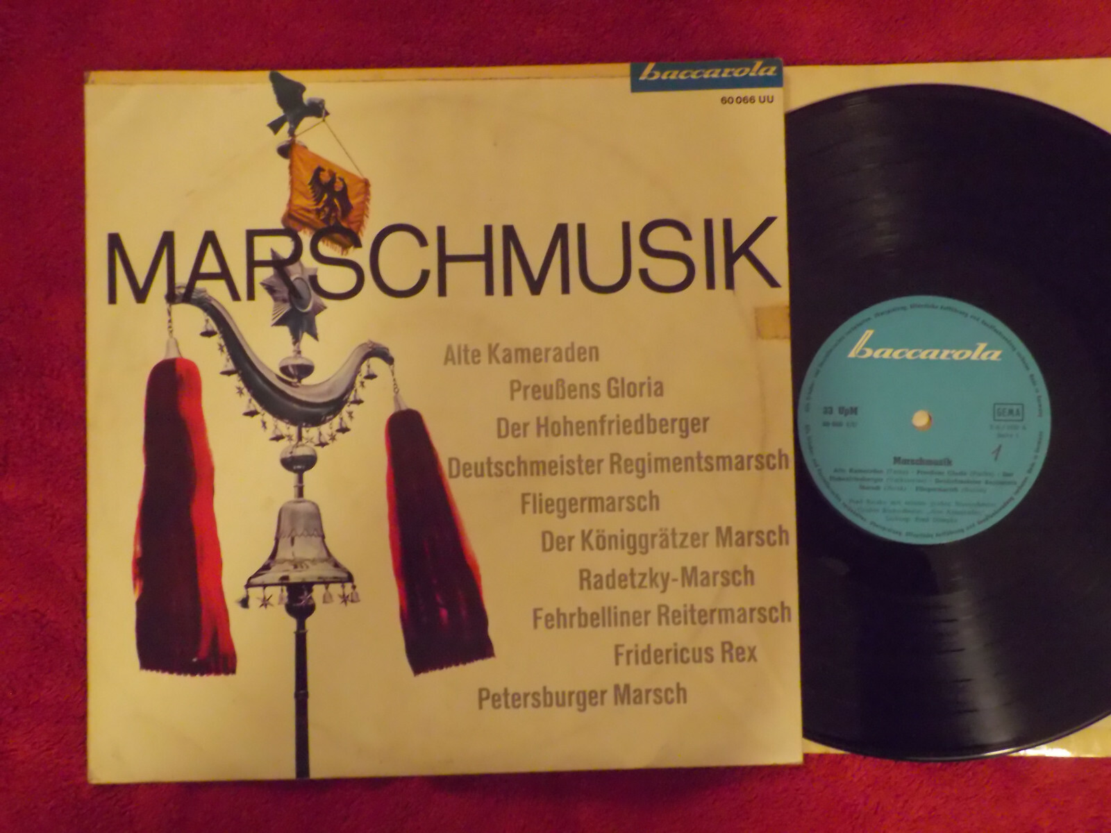 Fred Reiske mit seinem großen Blasorchester – Marschmusik (10 inch LP)