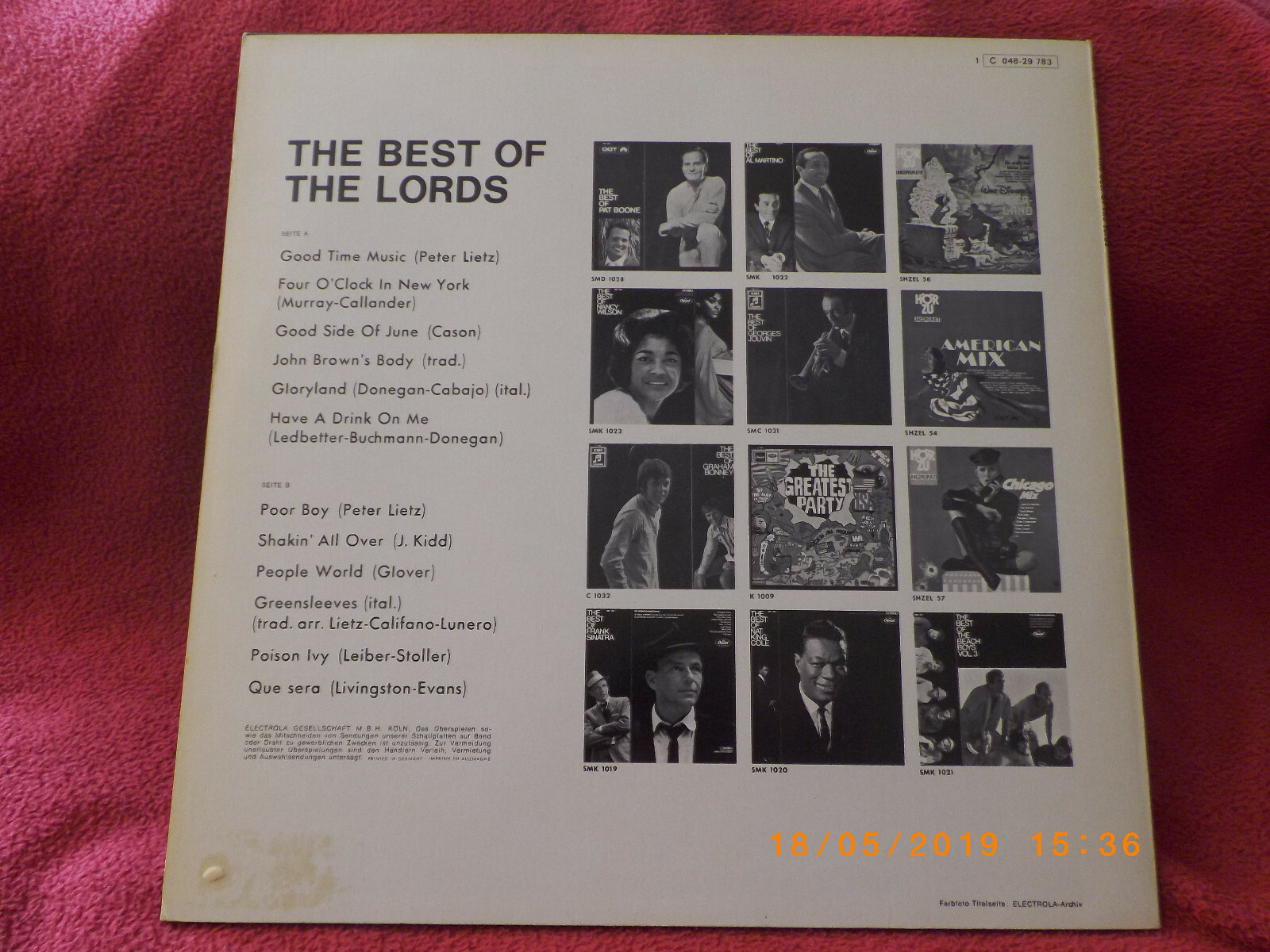 The Lords – The best of The Lords | EMI Columbia Records LP, Bild 2