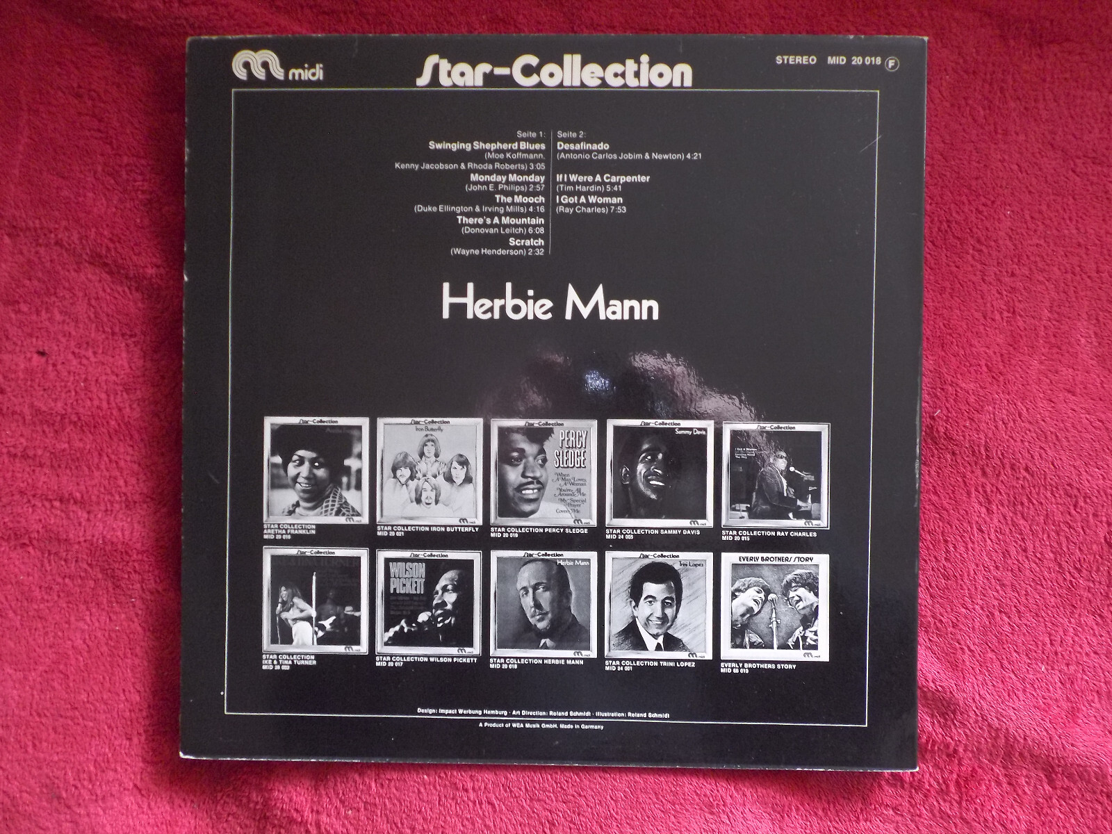 Herbie Mann – Herbie Mann (Midi Records, MID 20 018, LP, 1972), Bild 2