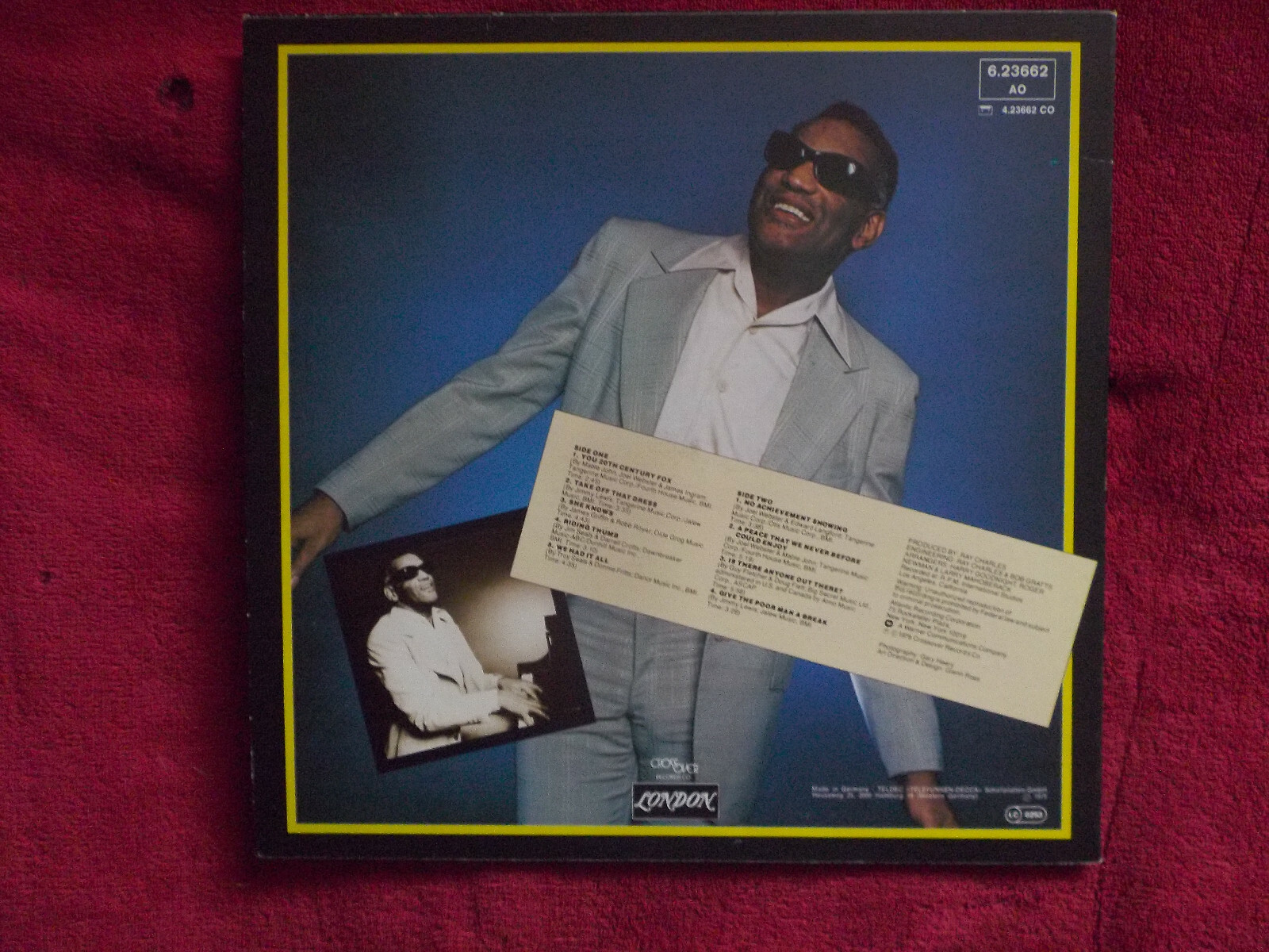 Ray Charles – Love & Peace | London LP, Deutschland 1978, Bild 2