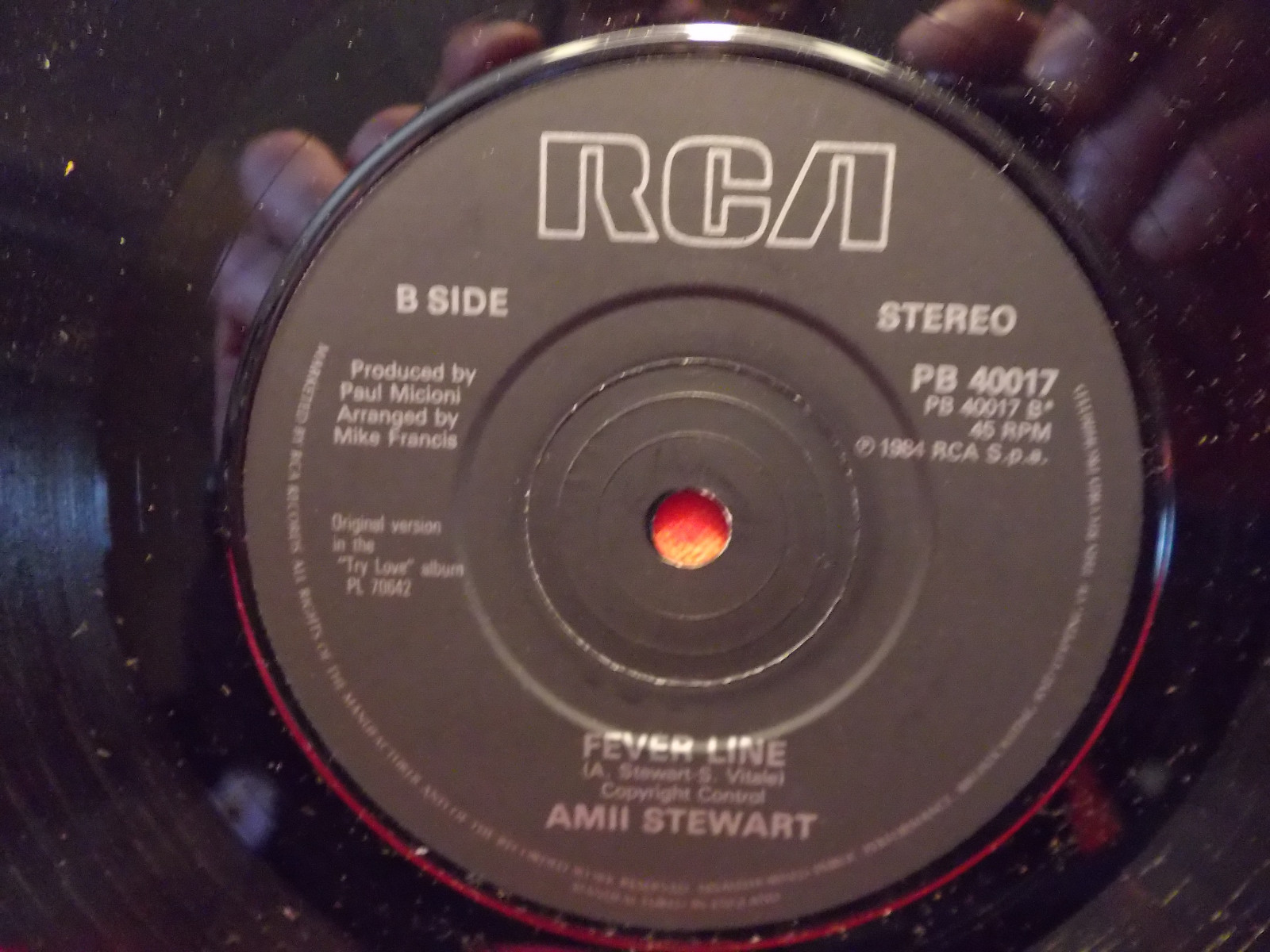 Amii Stewart – That Loving Feeling / Fever Line | RCA PB 40017, Bild 2