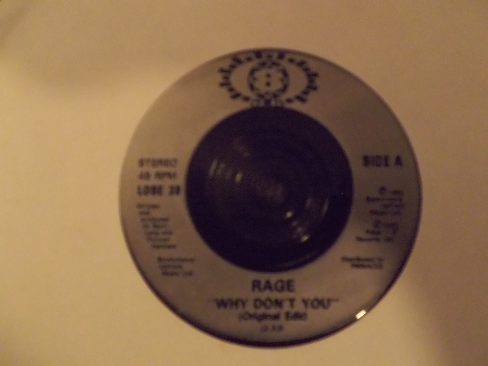 Rage – Why don´t you (Original Edit) / Why don´t you (Instr. Version)