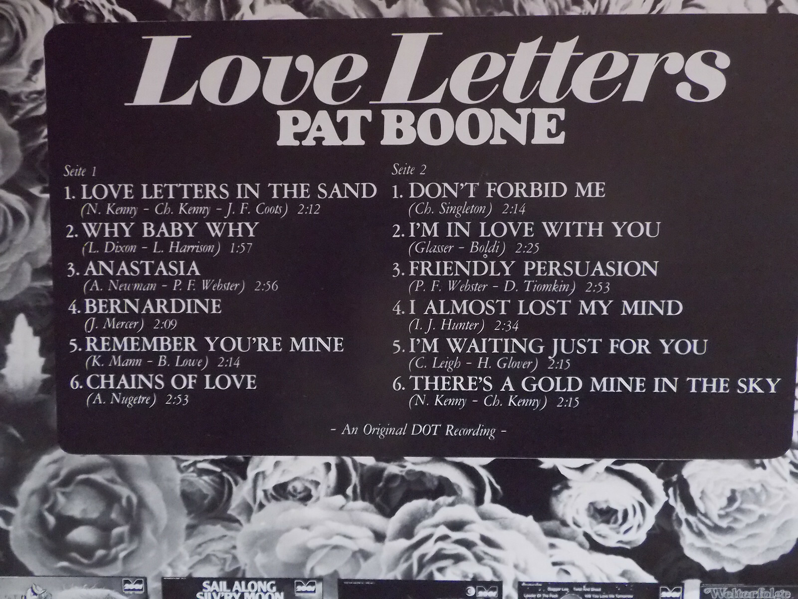 Pat Boone – Love Letters | Metronome Records LP, Bild 3
