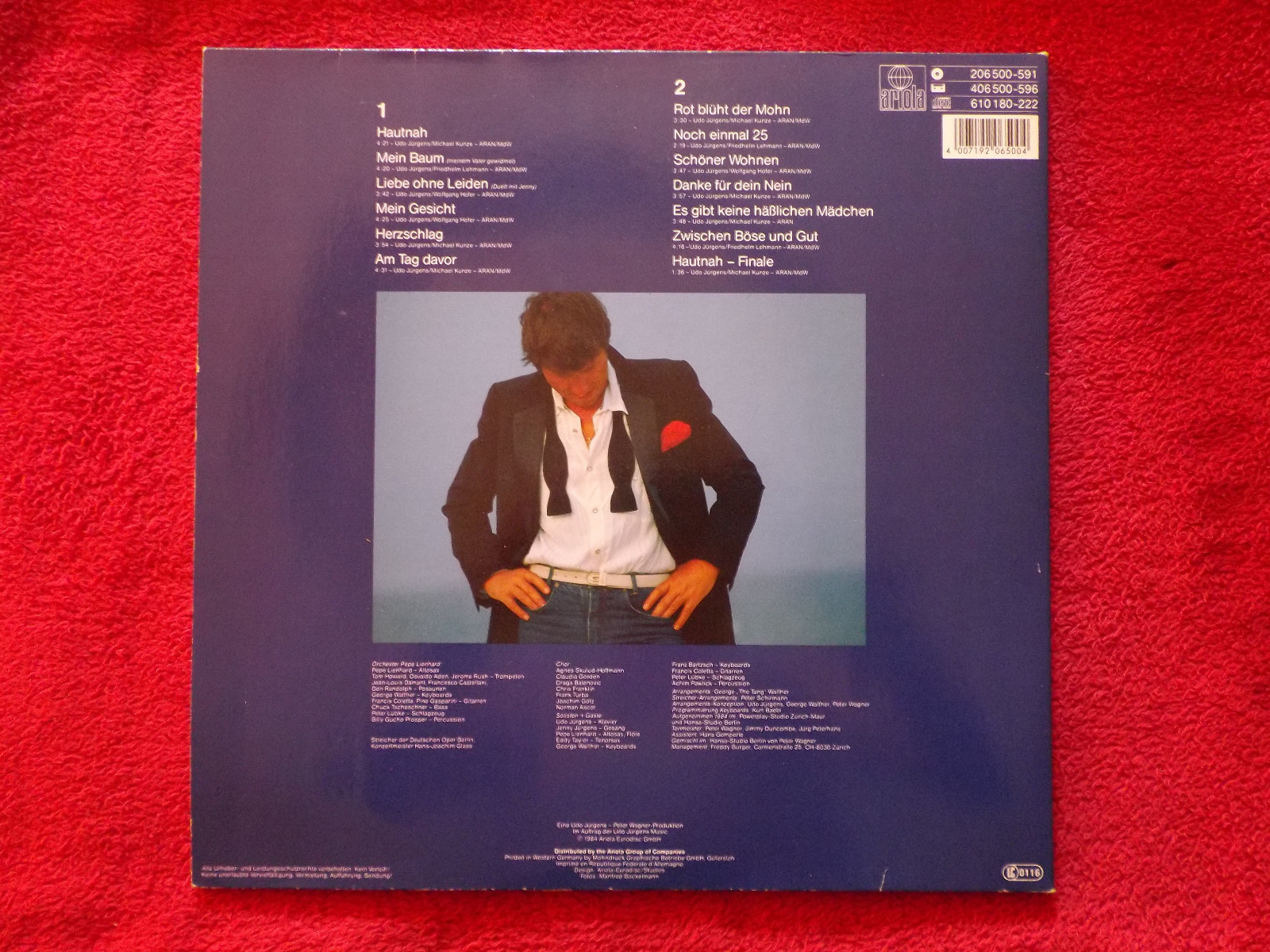 Udo Jürgens – Hautnah | Ariola Records 206 500 | LP, Bild 3