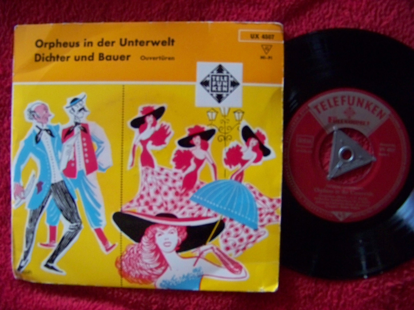 Orchestre Symphonique de la Radiodiffusion Nationale Belge – Orpheus in der Unterwelt + Dichter und Bauer (Telefunken, UX 4507)
