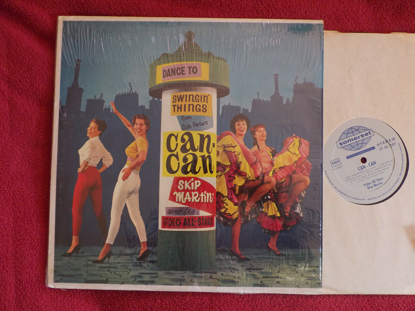 Skip Martin avec les Video All-Stars – Can - Can (Somerset Records, ST-DL-507)