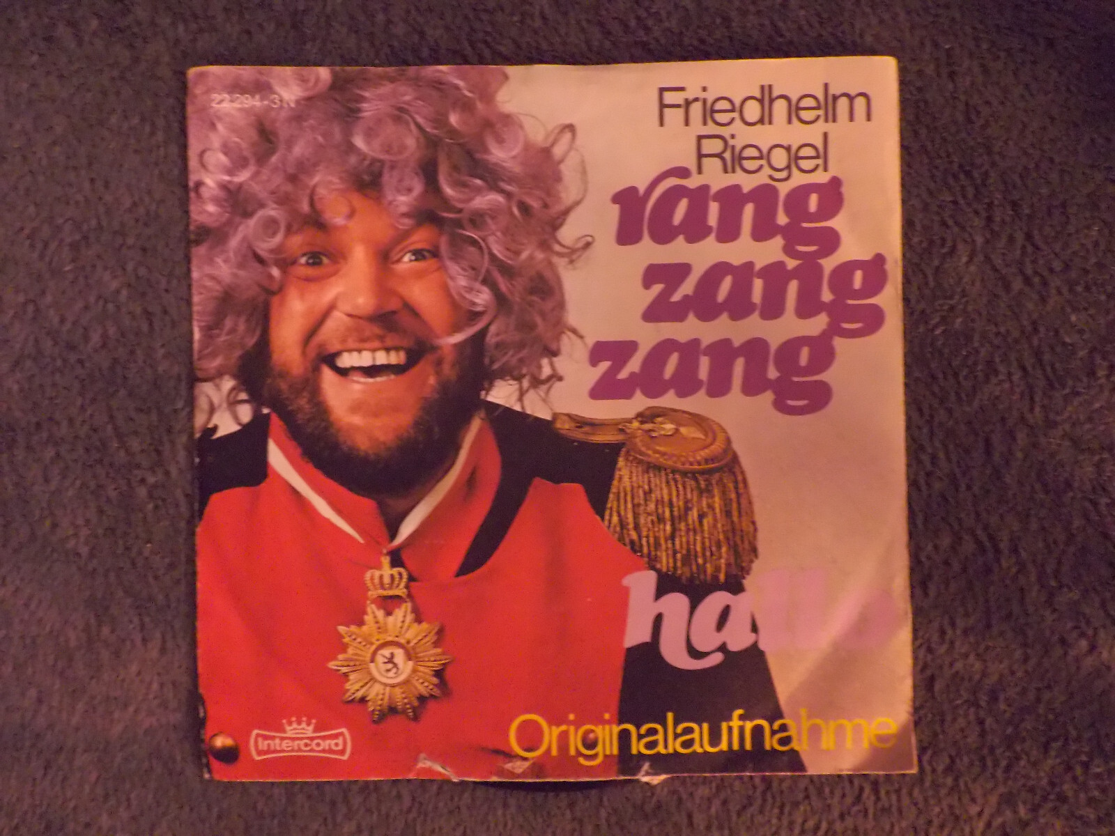Friedhelm Riegel – Rang zang zang / Hallo klasse (Intercord, Single), Bild 3