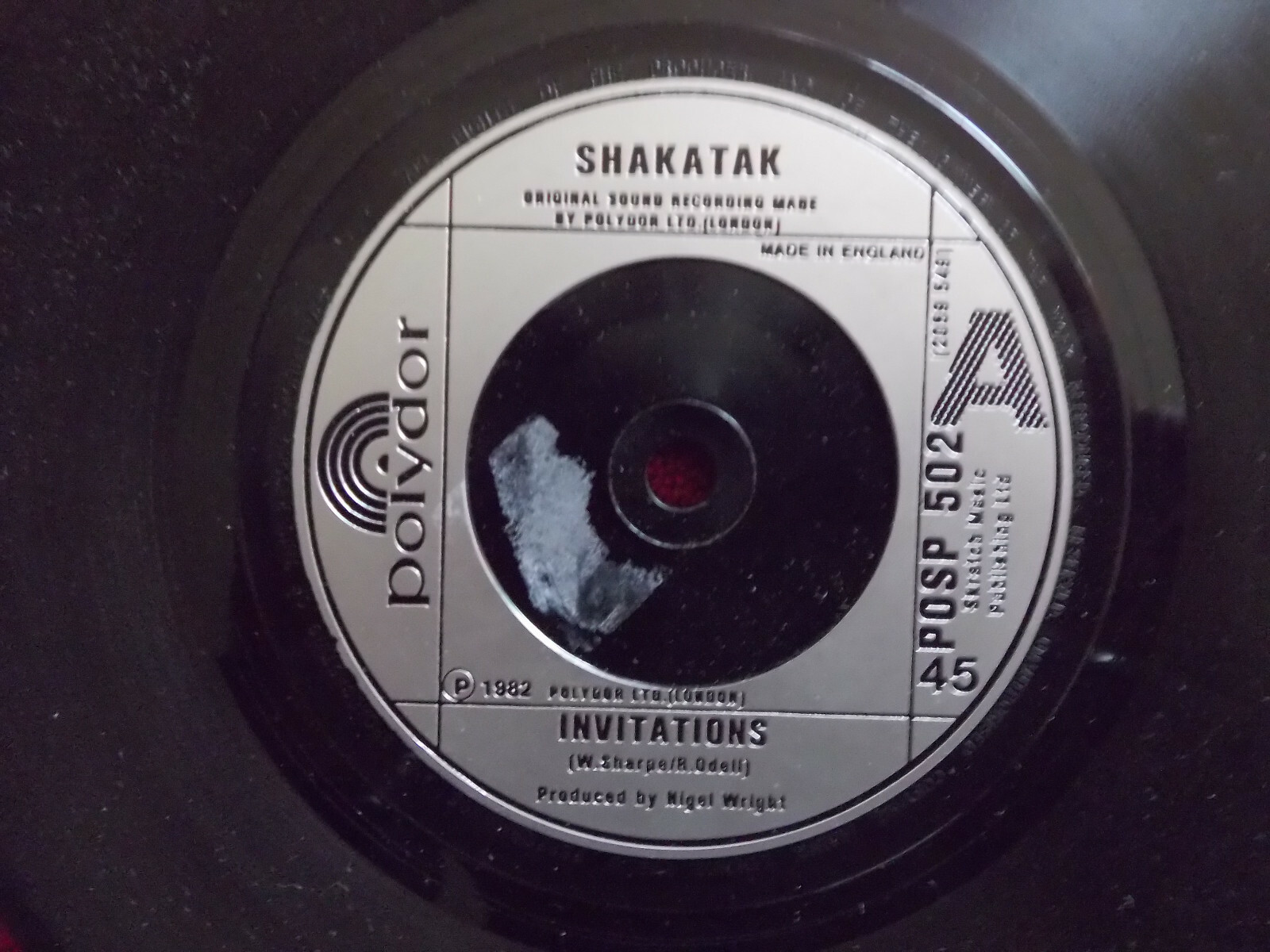 Shakatak – Invitations / In Shadows | Polydor 45er, Großbritannien 1982