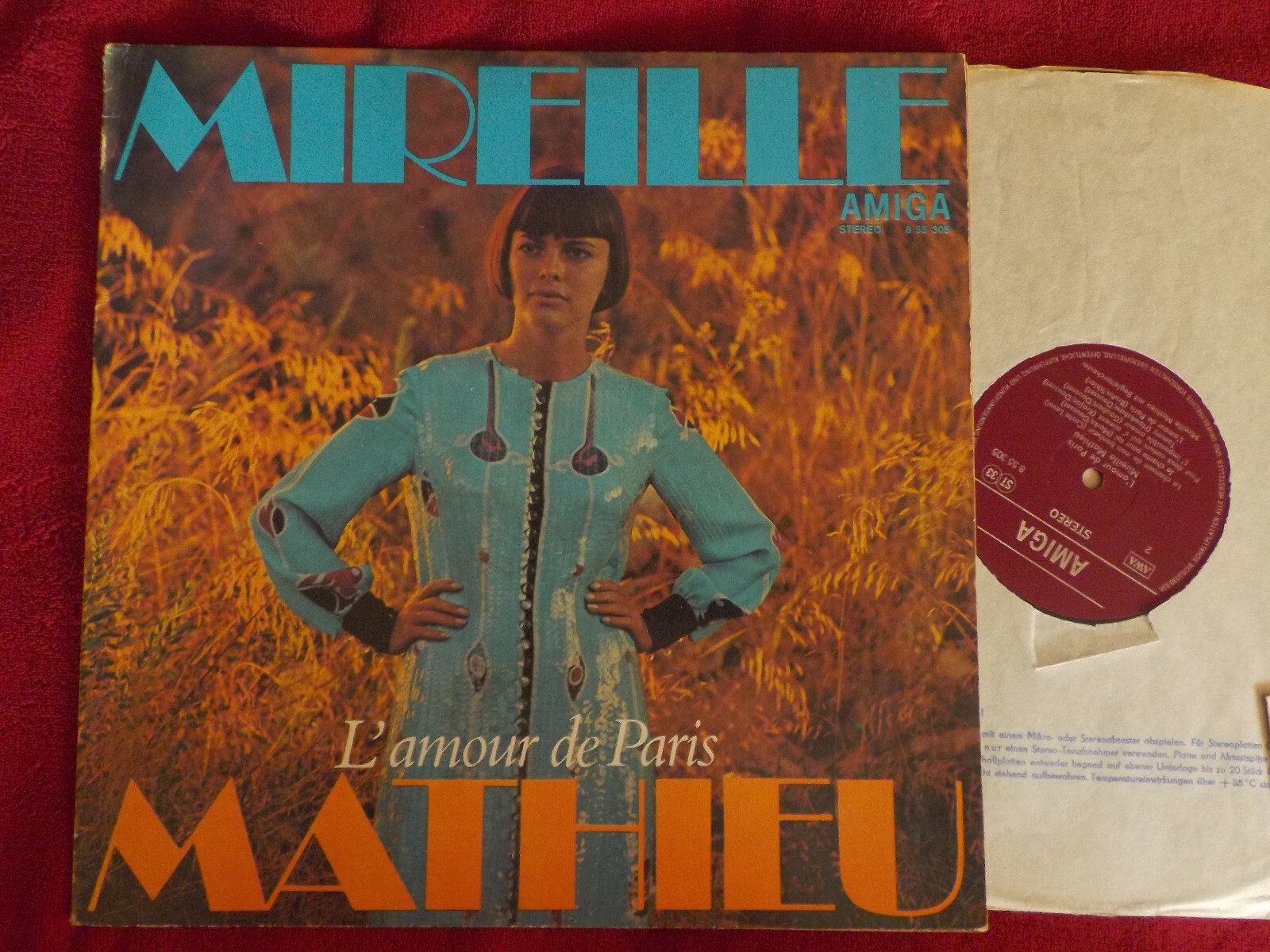 Mireille Mathieu – L´amour de Paris (Amiga LP, DDR 1974)