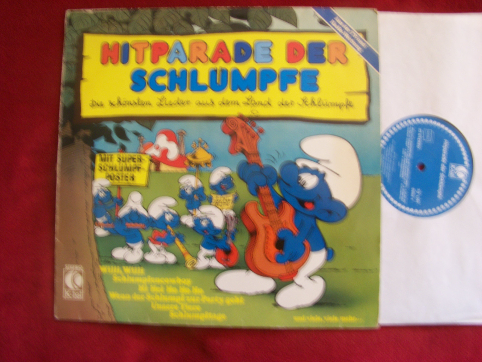Hitparade der Schlümpfe – K-tel, LP (1980)