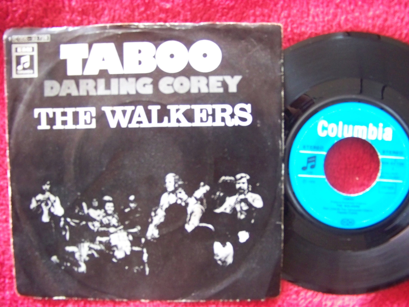 The Walkers – Taboo / Darling Corey · deutsche EMI/Columbia-Single (1972)