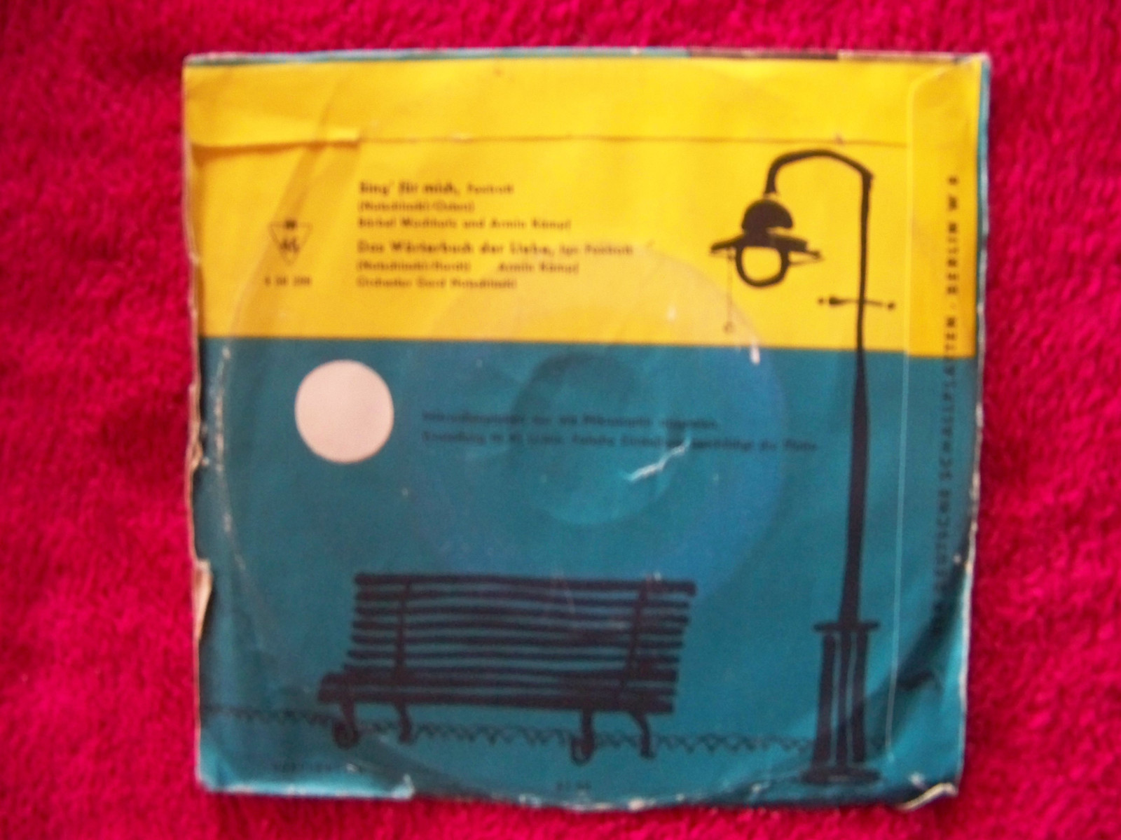 Bärbel Wachholz + Armin Kämpf – Sing´ für mich / Das Wörterbuch der Liebe (Amiga, 1962), Bild 2