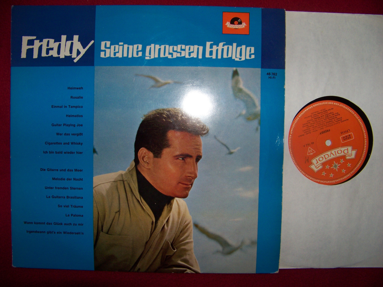Freddy Quinn – Seine grossen Erfolge | Polydor LP