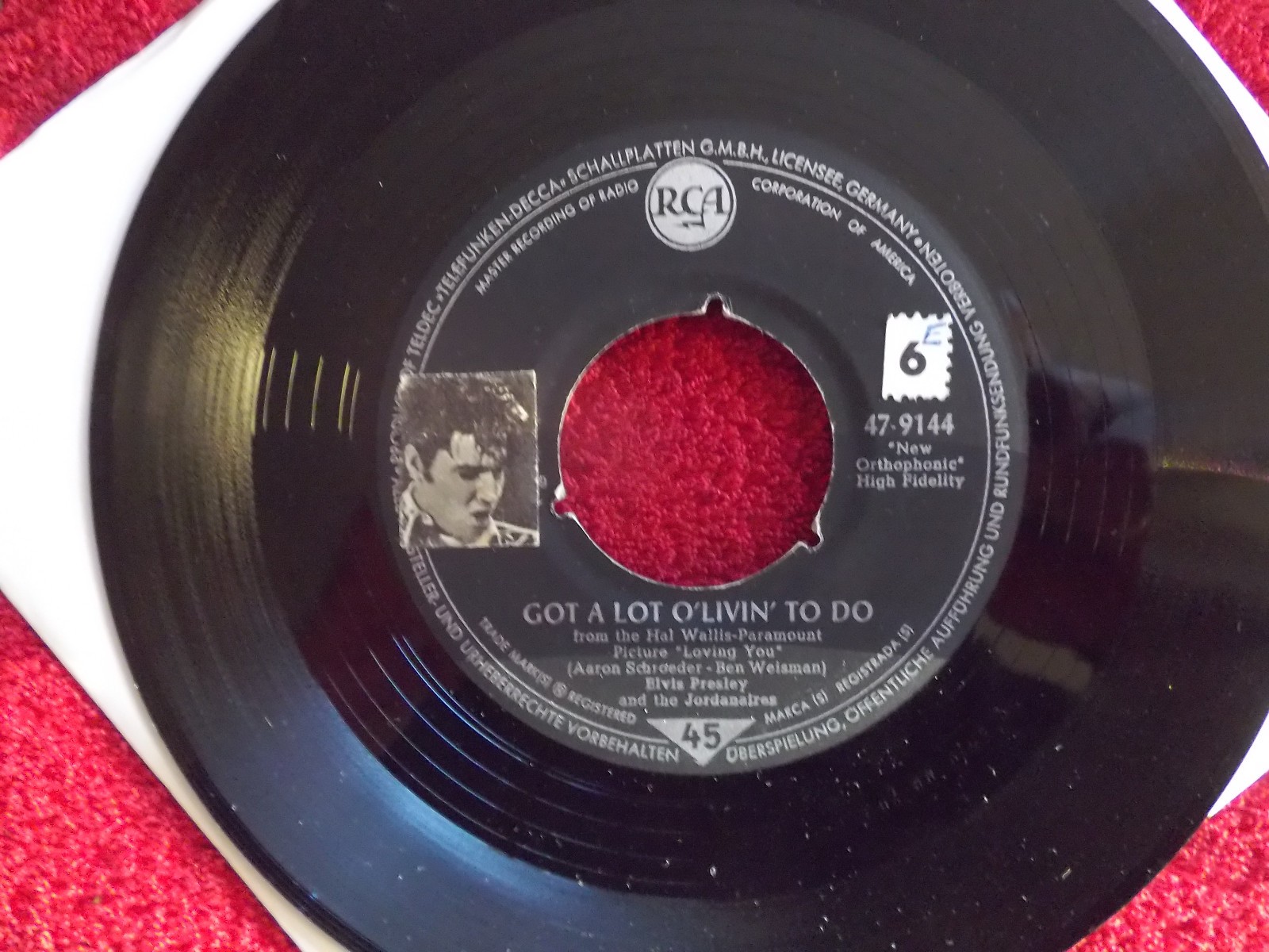 Elvis Presley – Got a lot o´livin´ to do / Party (RCA Records, 47-9144)