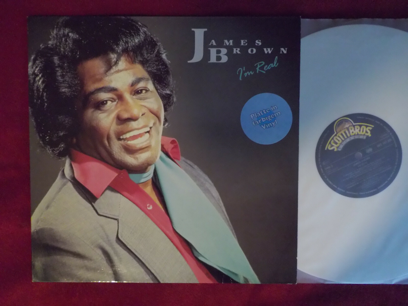 James Brown – I´m real | LP, weißes Vinyl, 1988