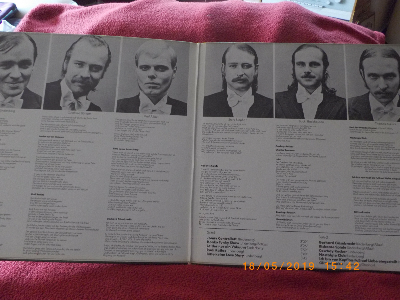 Udo Lindenberg – Ball Pompös | Telefunken LP, Deutschland 1974, Bild 2
