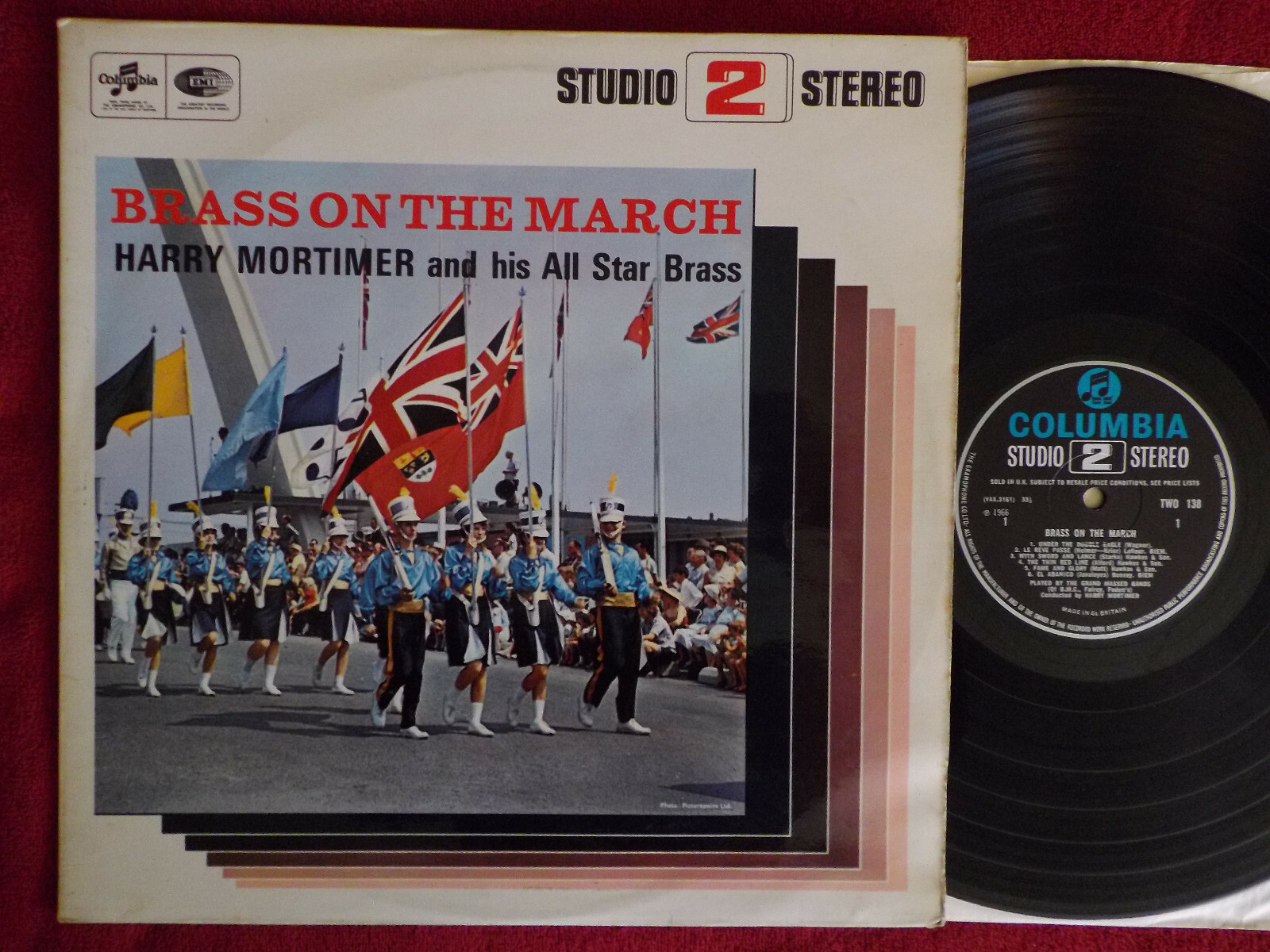 Harry Mortimer & his All Star Brass – Brass on the March | Columbia LP, 1966