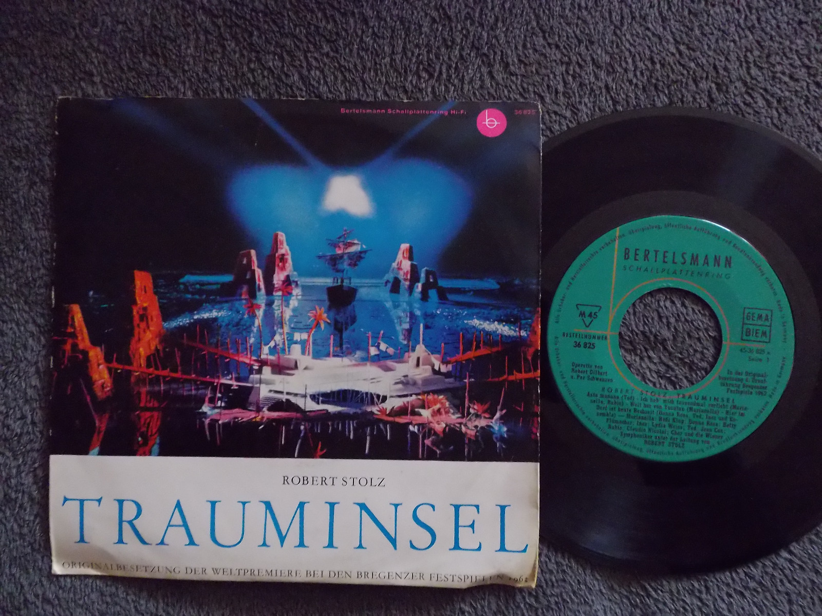 Robert Stolz – Trauminsel | Bertelsmann Records, 7″-Single