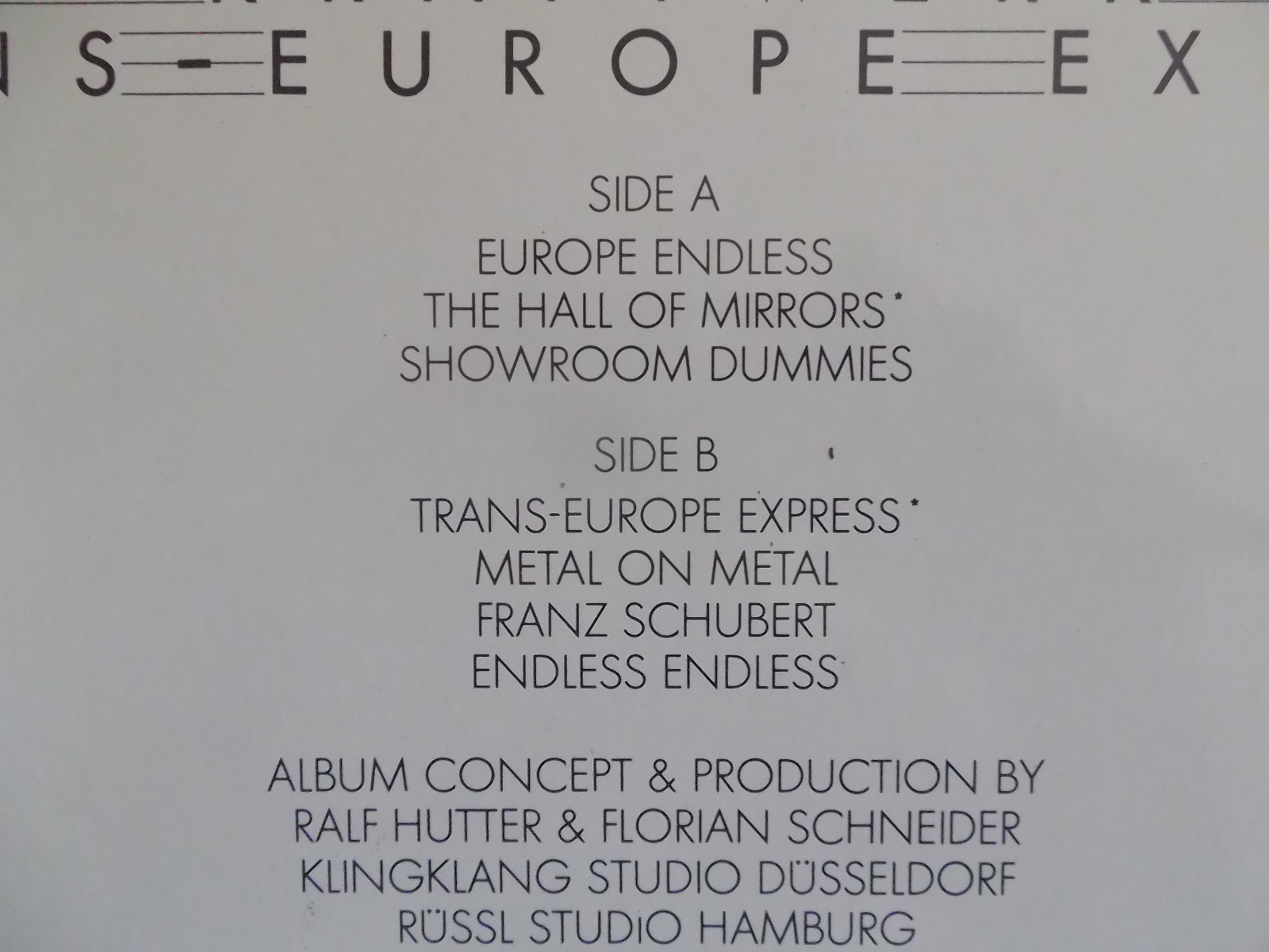 Kraftwerk – Trans-Europe Express | Capitol Records LP, Bild 5