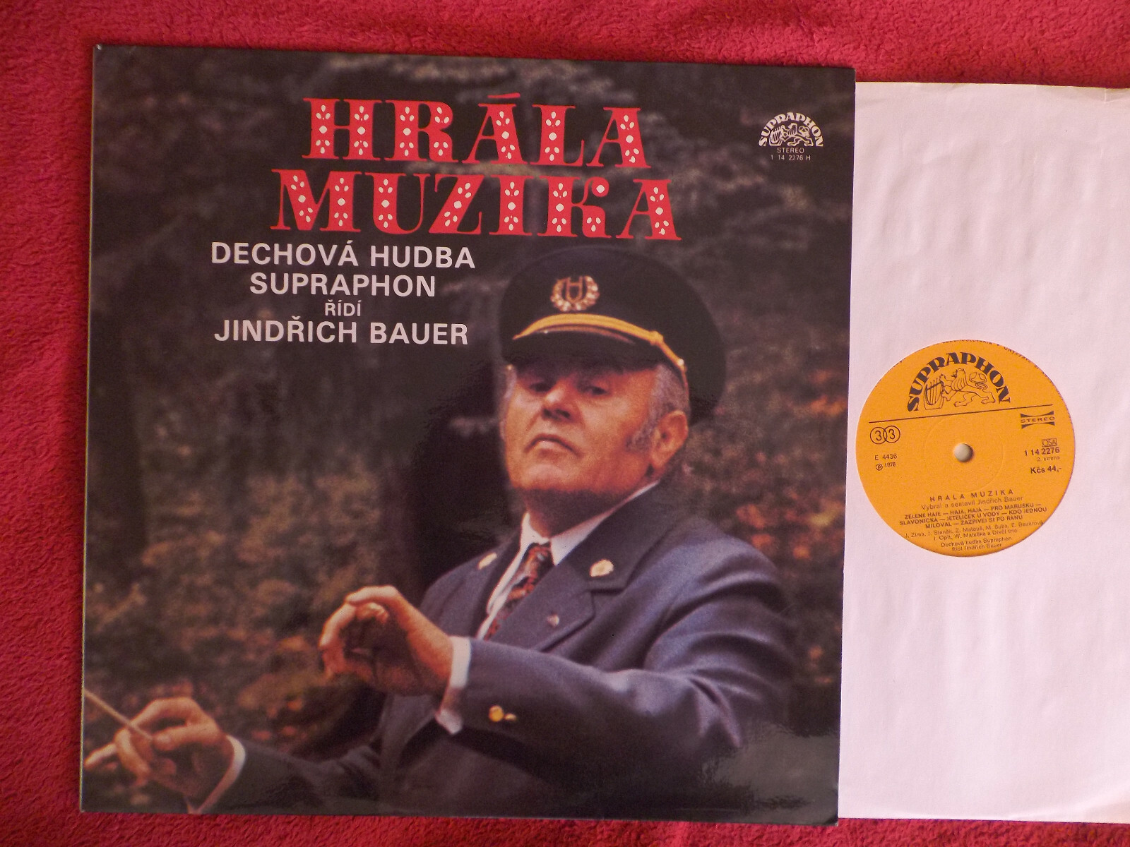 Jindrich Bauer – Hrala Muzika (Supraphon, LP)