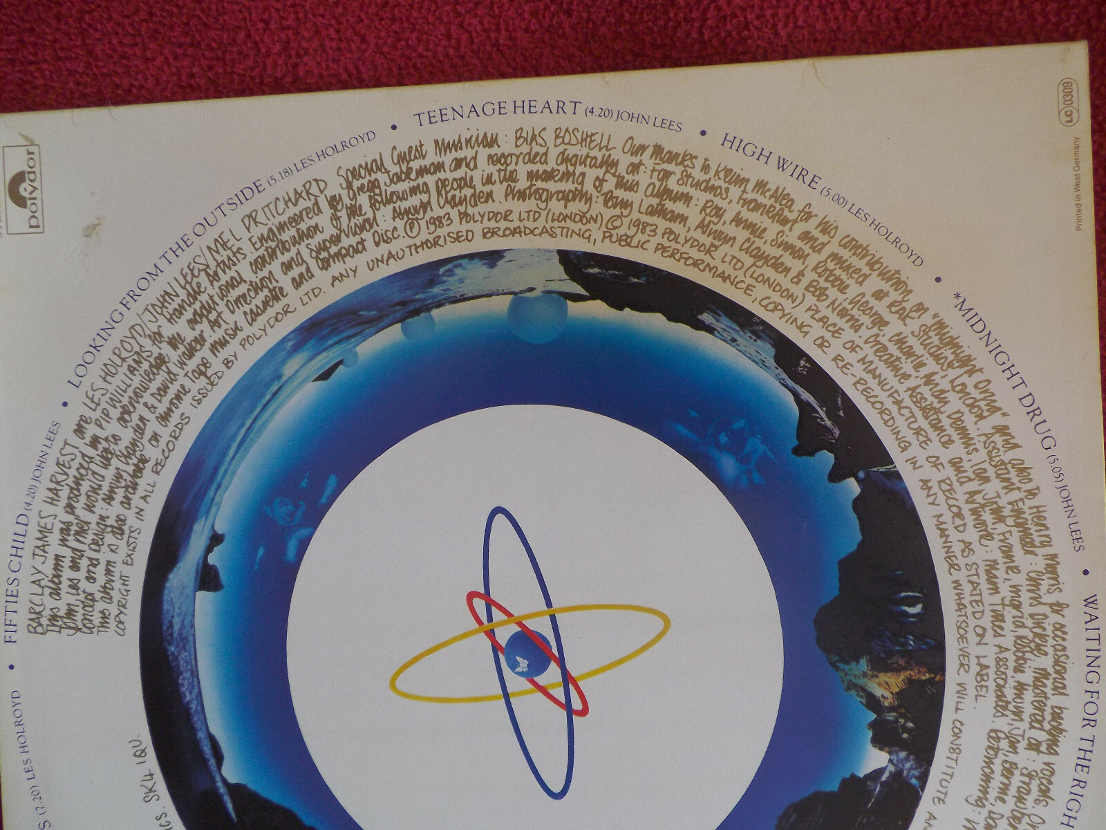 Barclay James Harvest – Ring of Changes (LP, Polydor Records Club, 1983), Bild 4