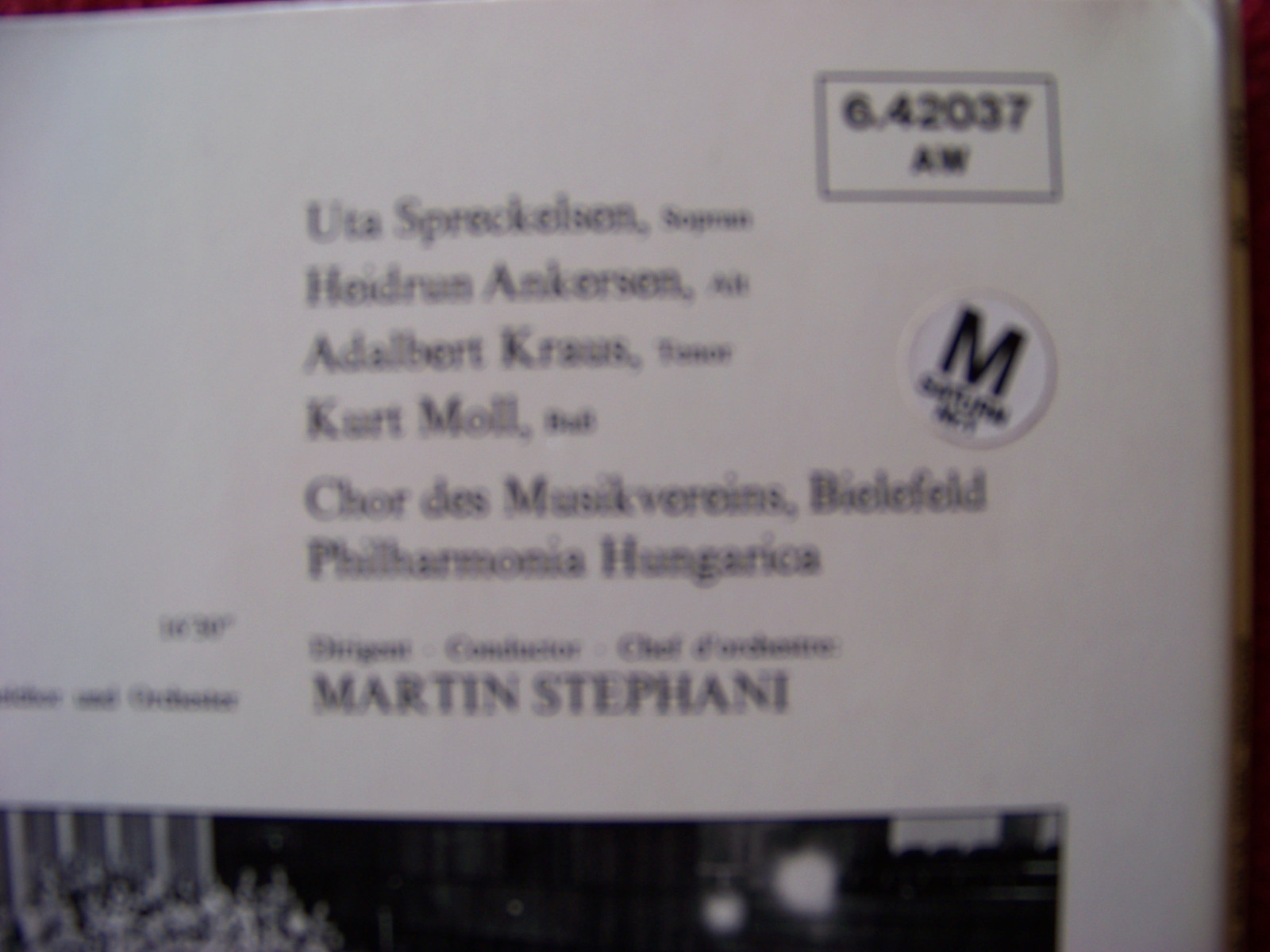Bruckner / Verdi – Te Deum | Telefunken LP, 1976, Bild 3