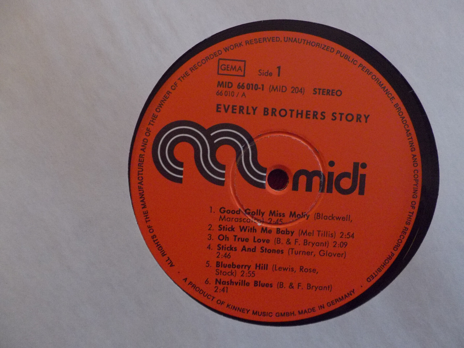 The Everly Brothers – Everly Brothers Story (Doppel-LP, Midi Records), Bild 2