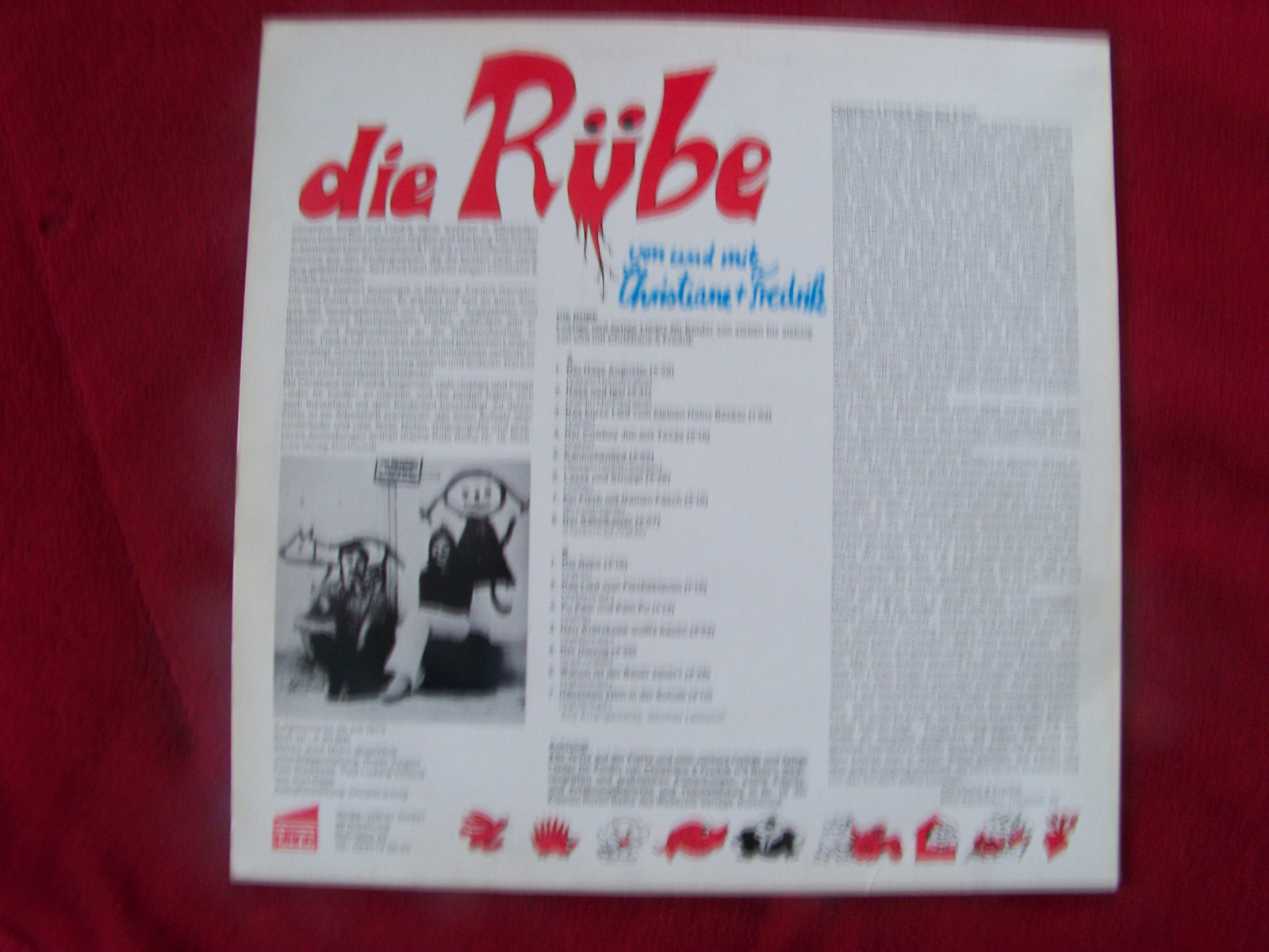 Christiane und Fredrik – Die Rübe (LP), Bild 2