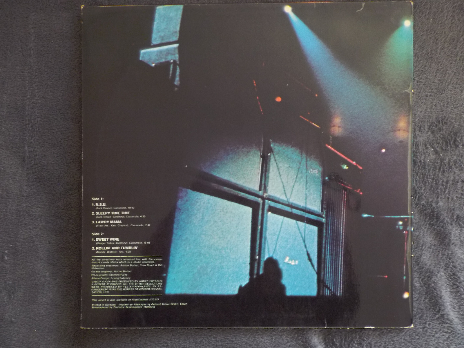 Cream – Live Cream (Polydor Records 2383 016, LP, 1970), Bild 2