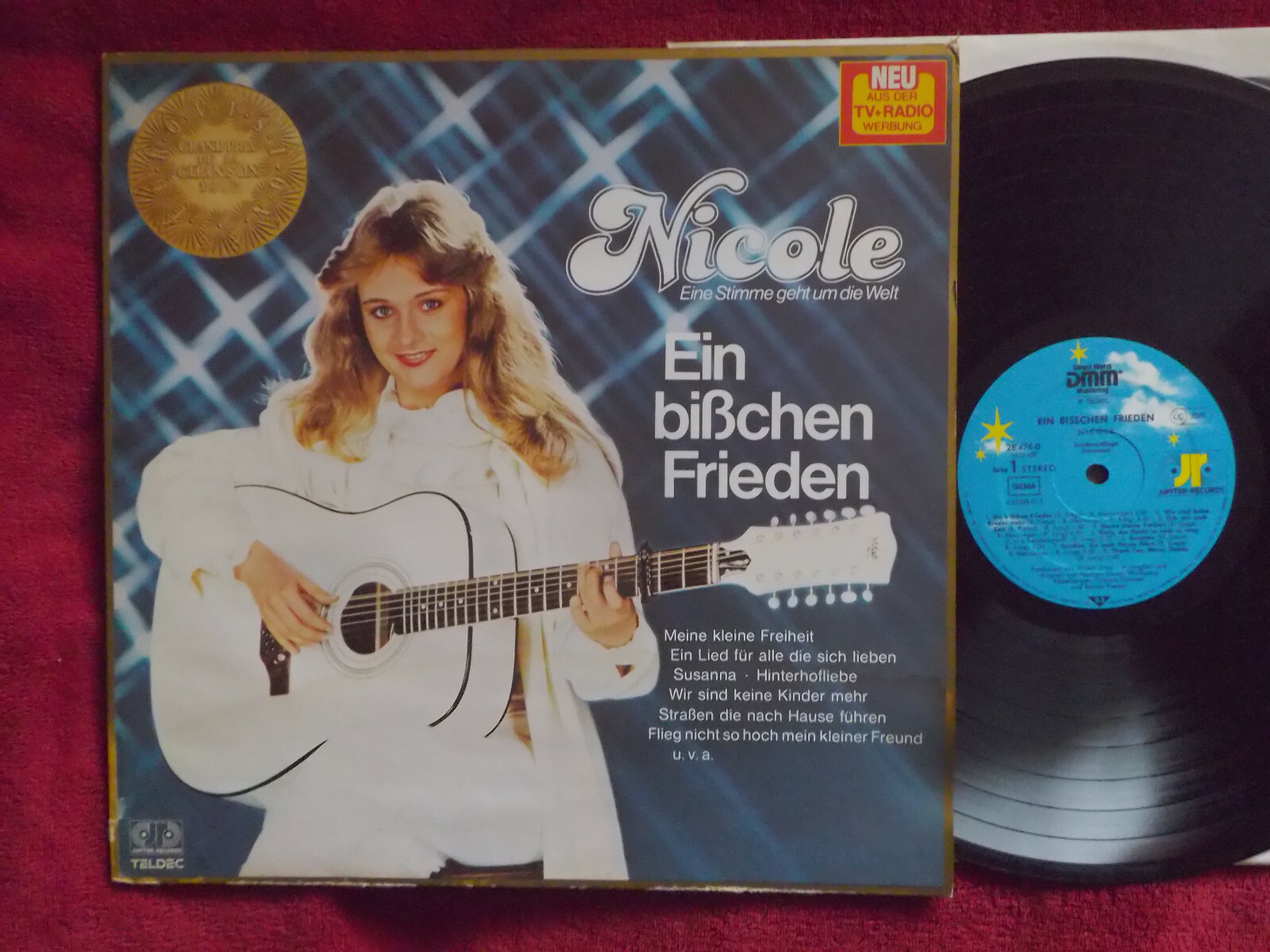 Nicole – Ein bißchen Frieden (Jupiter Records / Sonocord, LP)