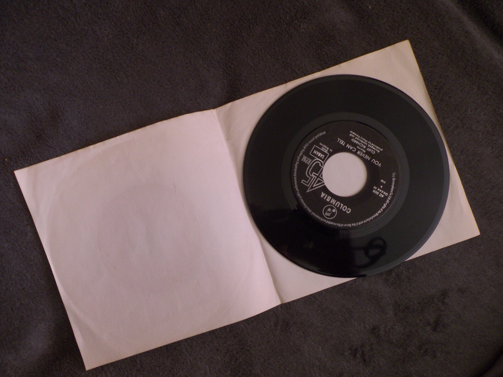 Cliff Richard – Goodbye Sam, hello Samantha / You never can tell (Belgien, Single), Bild 4