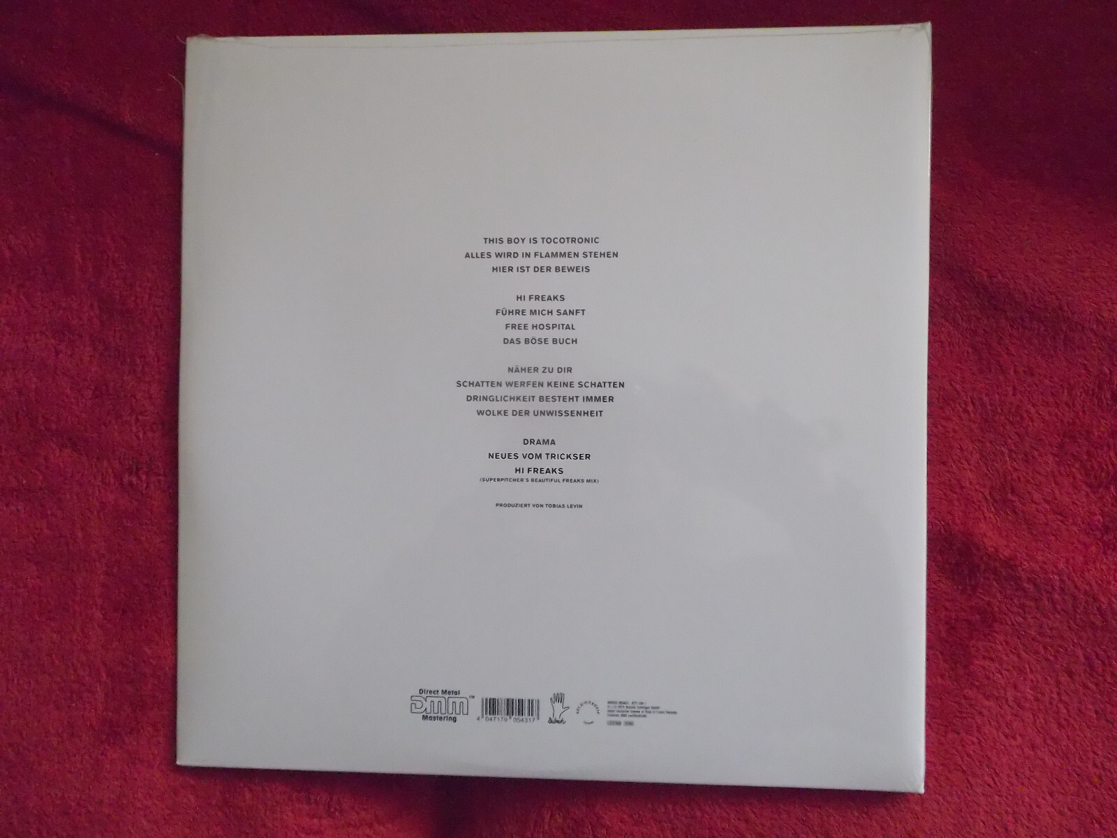 Tocotronic – Weiße Album (D-LP, 2014), Bild 3