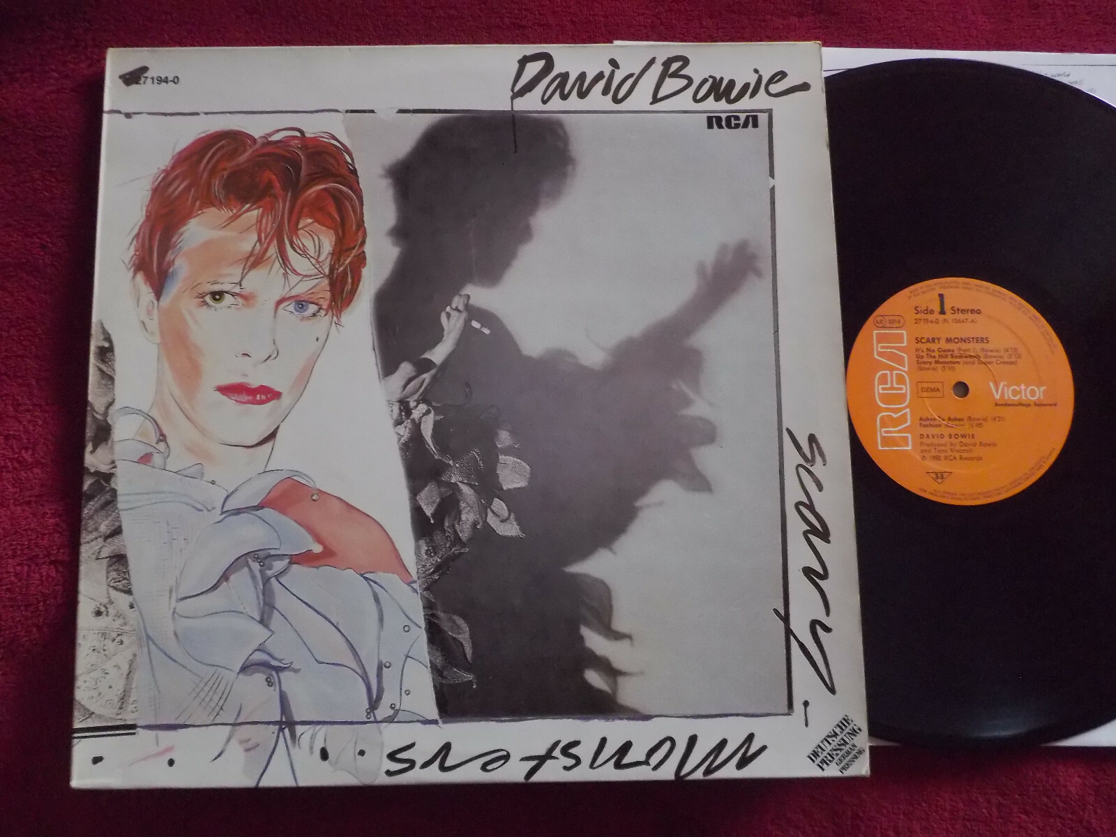 David Bowie – Scary Monsters | Deutsche RCA-Sonderauflage, LP (1980)