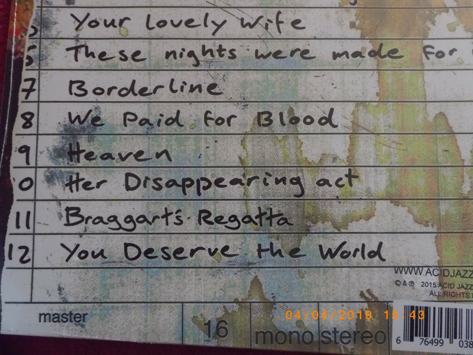 Dexters – We paid for blood (LP), Bild 4
