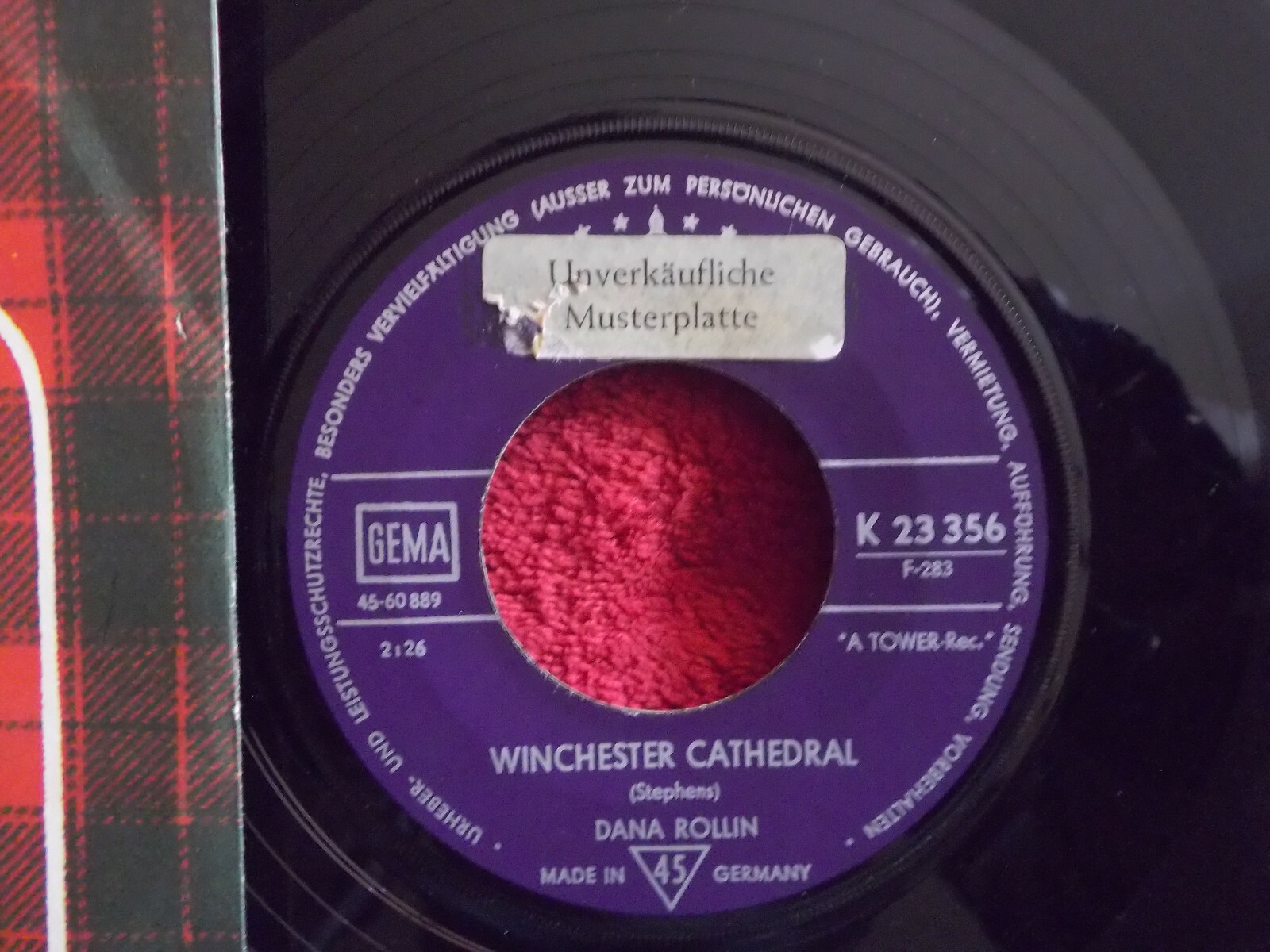 Dana Rollin – Winchester Cathedral / Patty´s Pad – Capitol Records K 23 356, Bild 2