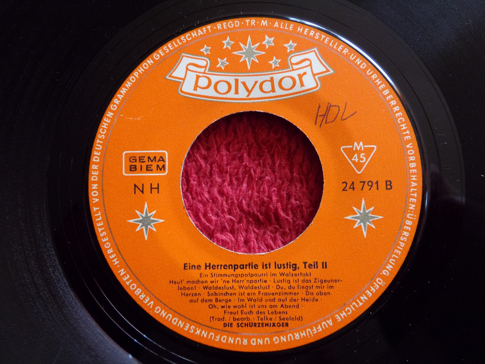 Die Schürzenjäger – Eine Herrenpartie ist lustig (Polydor, Single), Bild 2