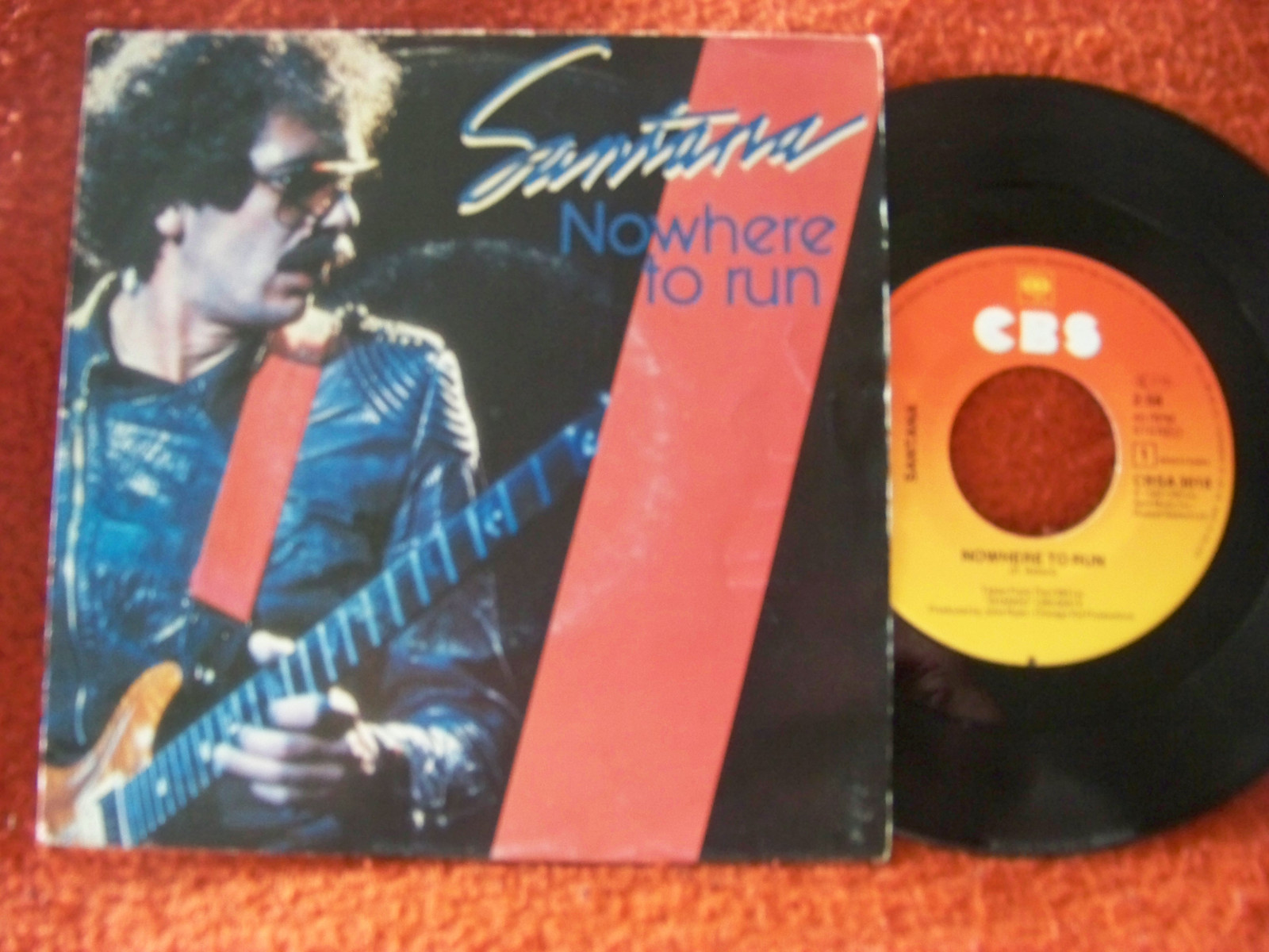 Santana – Nowhere to Run / Nueva York | CBS Records · A 3018 · 1982