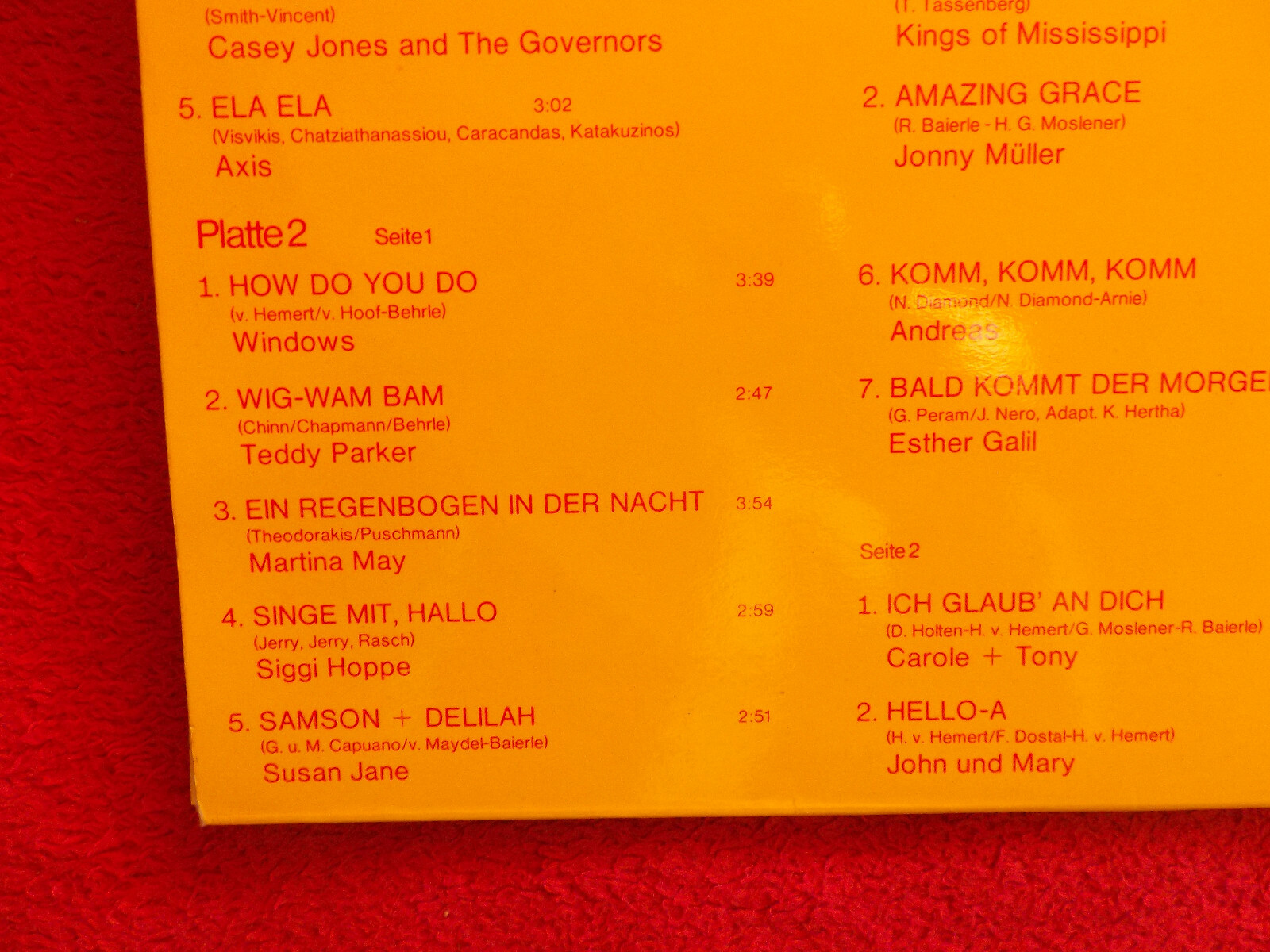Various – 28 Hits des Jahres ´72 (Doppel-LP), Bild 7