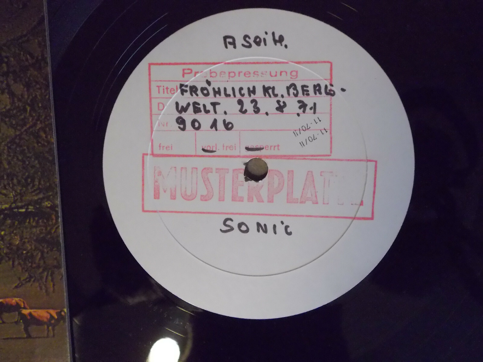 Alfons Bauer – Fröhlich klingende Bergwelt (Sonic Records 9016, LP), Bild 2