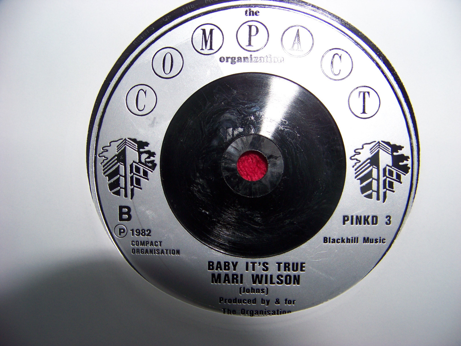 Mari Wilson – Baby it´s true (DJ Edited Version) / Baby it´s true | Compact Records PINKD 3, Bild 2