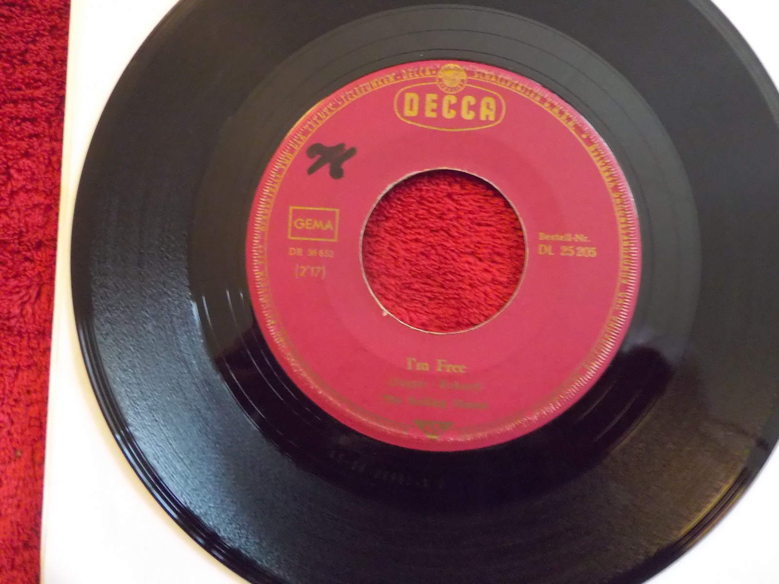 The Rolling Stones – Get off of my cloud / I´m free (Decca, Single), Bild 2