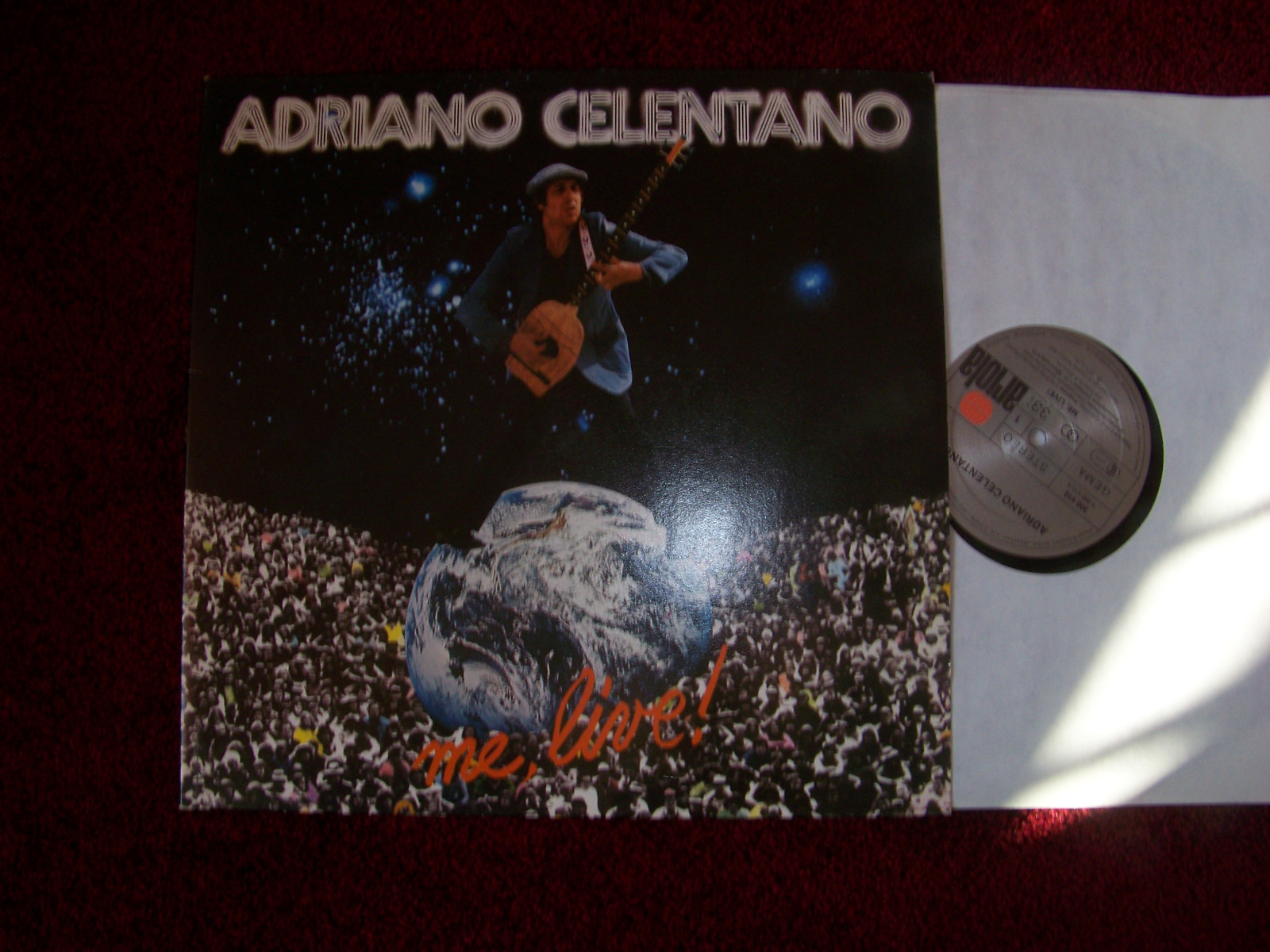 Adriano Celentano – Me, live! · Doppel-LP · Ariola Records