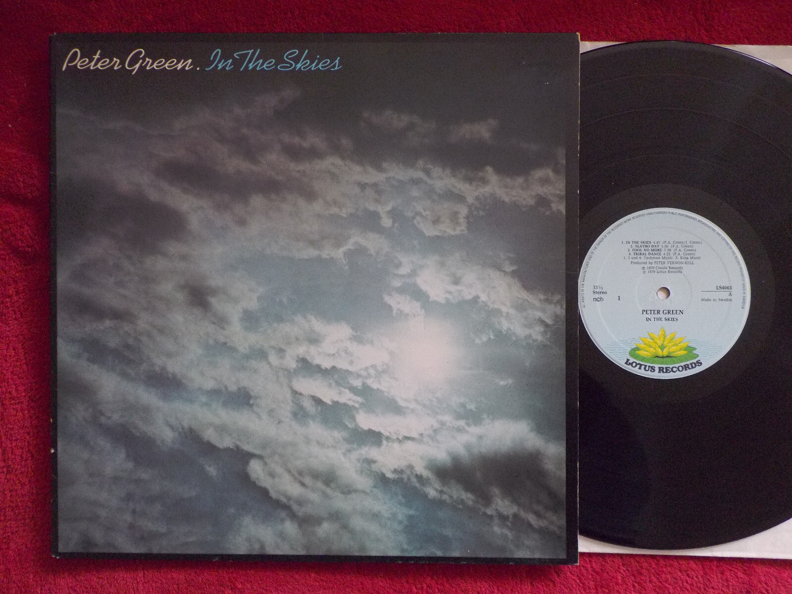 Peter Green – In the Skies | Lotus Records LS 4063, LP, Schweden 1979
