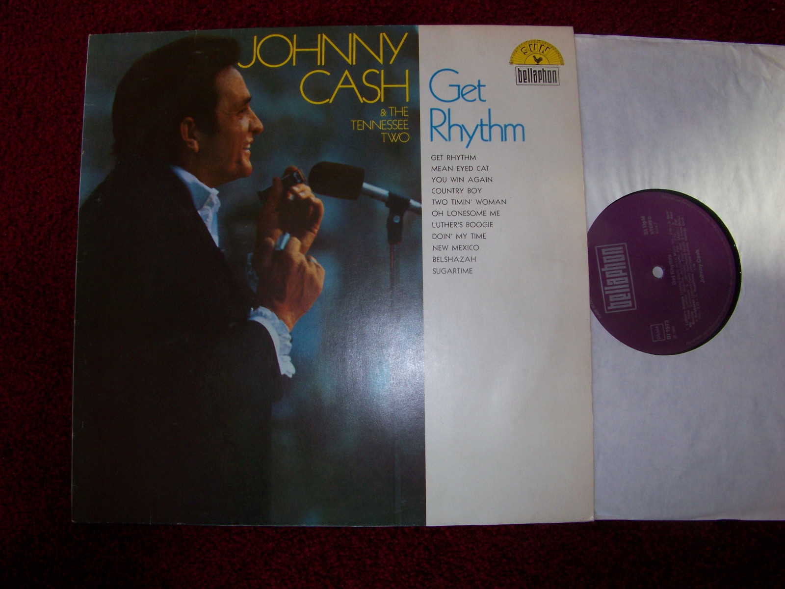 Johnny Cash & the Tennessee Two – Get Rhythm (LP, 1969)