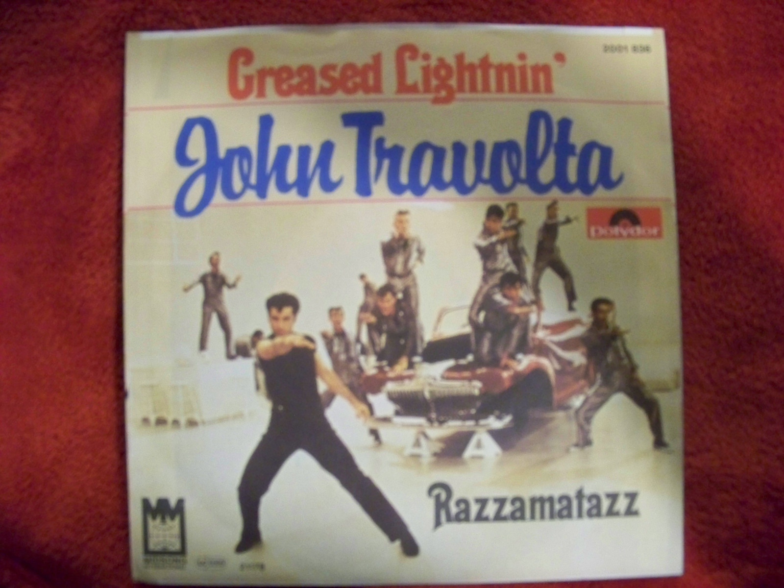 John Travolta – Greased lightnin´ / Razzamatazz | Polydor 2001 836, Bild 2