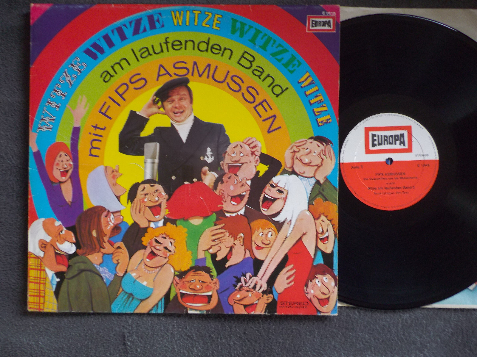 Fips Asmussen – Witze am laufenden Band (Europa Records, LP)