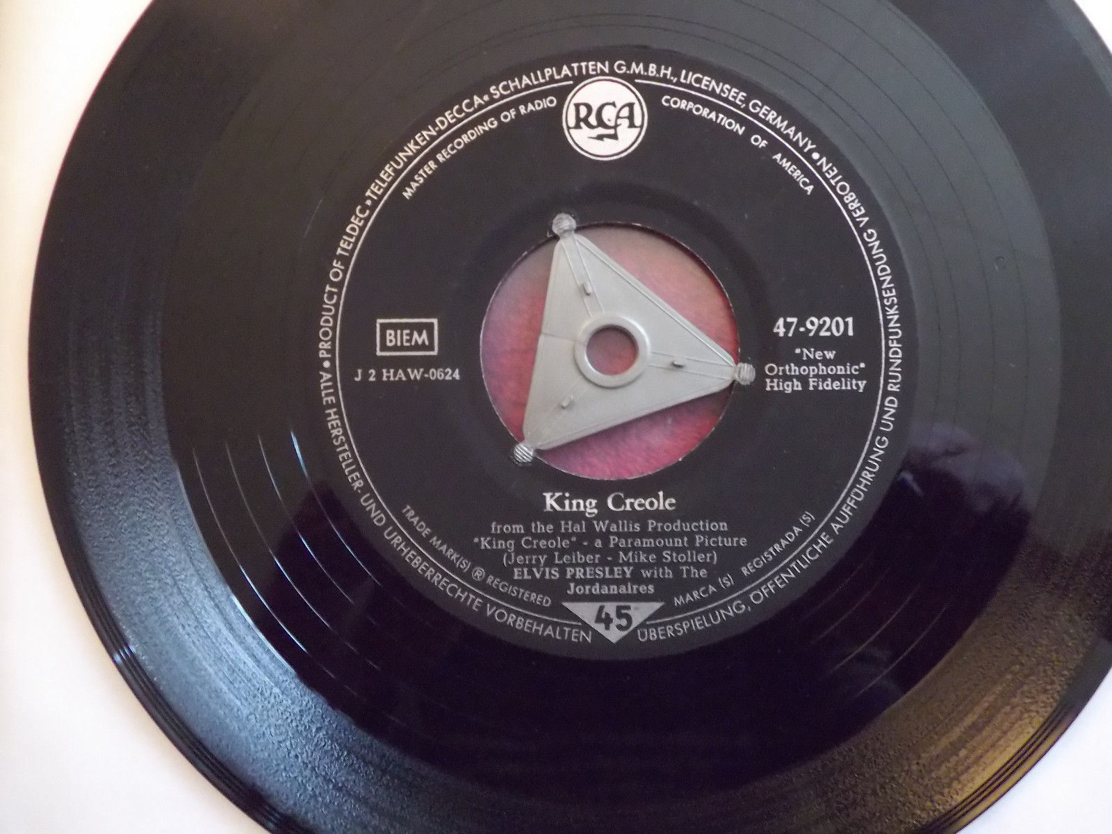 Elvis Presley – King Creole / Dixieland rock (RCA Records, 45er-Single)